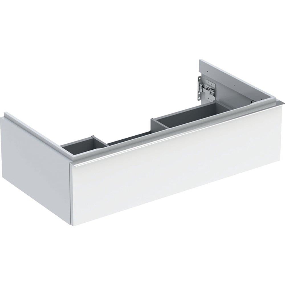 Geberit iCon Base cabinet white high-gloss - 247mm, Lacquered, 888mm, 476mm, white, 1 drawer, Yes