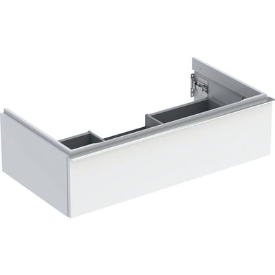 Geberit iCon Base cabinet white high-gloss - 247mm, Lacquered, 888mm, 476mm, white, 1 drawer, Yes
