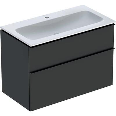 Geberit iCon Furniture package lava, 900x630x480mm, grey, 2 drawers