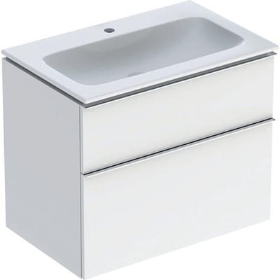 Geberit iCon Furniture Package White High Gloss - Lacquered, 750x630x480mm, 2 Drawers