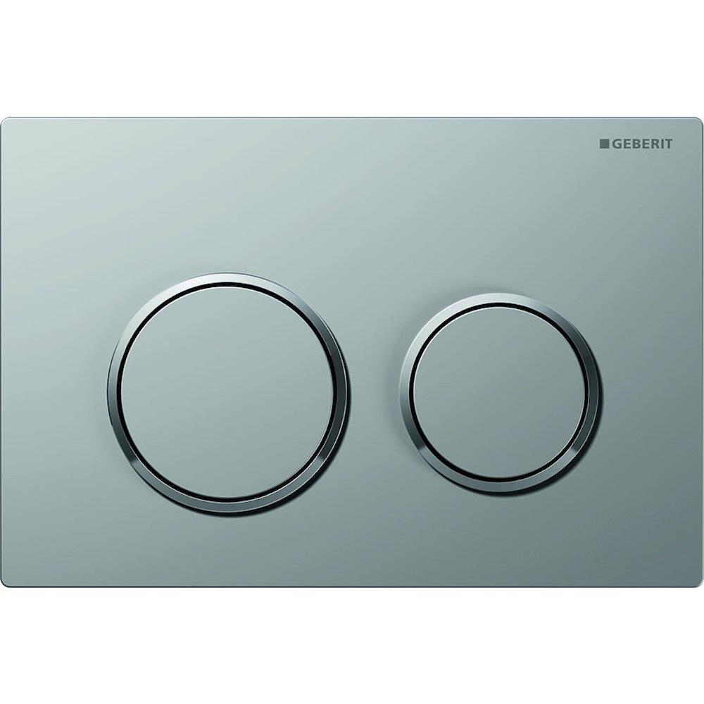 Geberit Kappa 21 Dual-Flush Actuator Plate Chrome / Matte Chrome