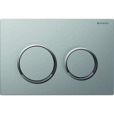 Geberit Kappa 21 Dual-Flush Actuator Plate Chrome / Matte Chrome