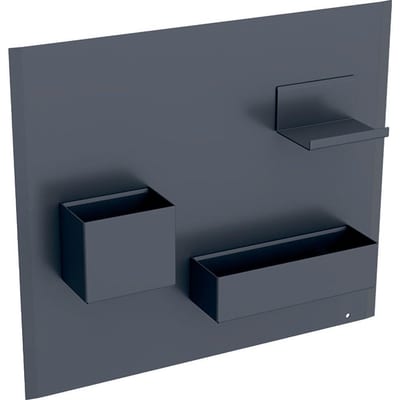 Geberit Magnetic board with storage boxes lava - grey