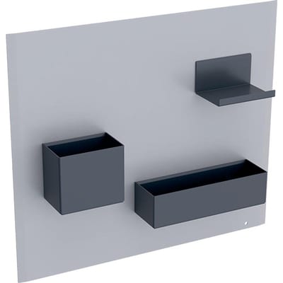 Geberit Magnetic board with storage boxes sand-gray - grey