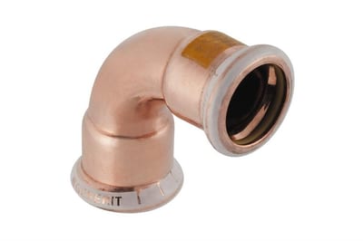 Geberit Mapress Bend - 28mm, 28mm, 90°, coupling/coupling