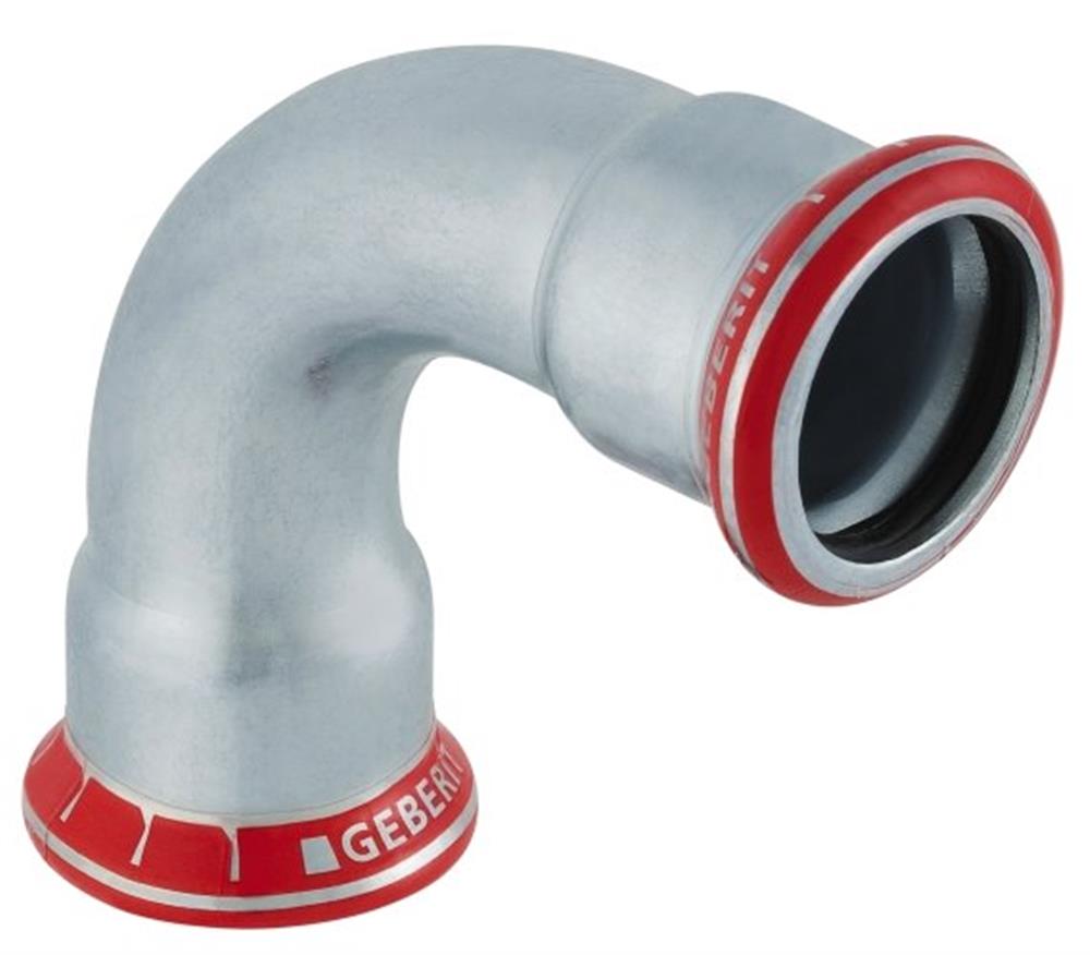 Geberit Mapress Bend - 42mm, 42mm, 90°, 80mm, FZ, coupling/coupling