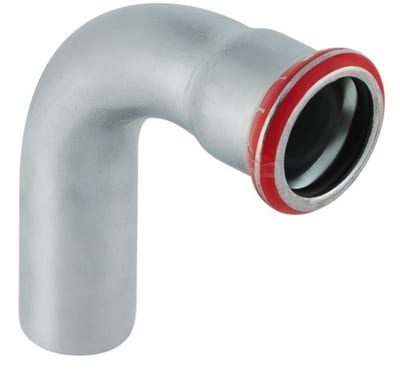 Geberit Mapress Bend - 42mm, 42mm, 90°, 80mm, FZ, coupling/nipple