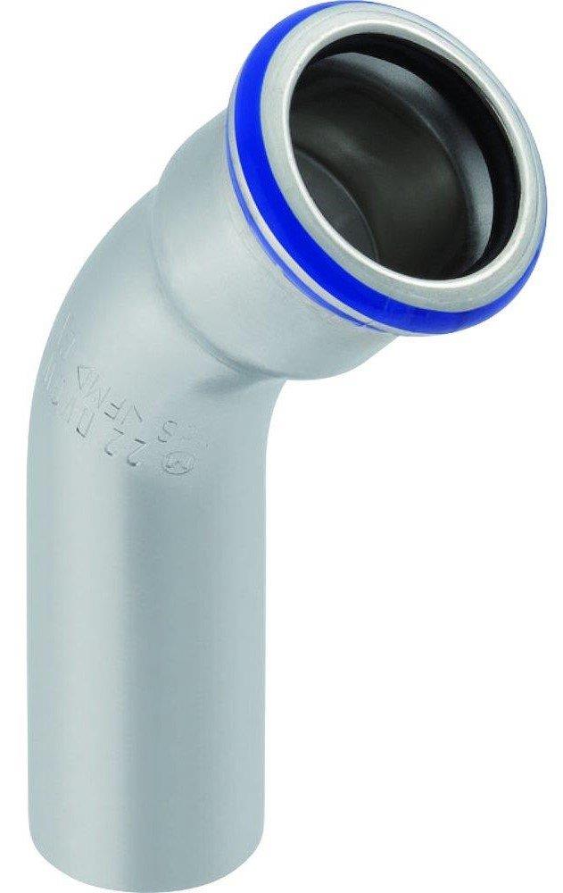 Geberit Mapress Bend socket/nipple - 12mm, 45°, 1PCS