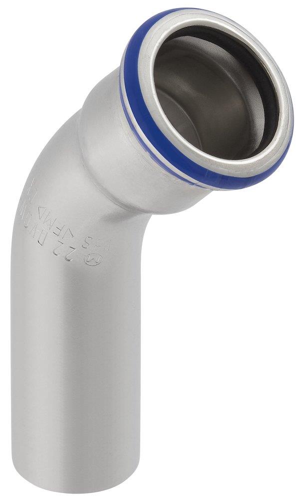 Geberit Mapress Bend socket/nipple - 15mm, 45°, 1PCS