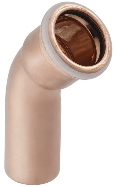 Geberit Mapress Bend coupling/nipple - 22mm, 22mm, 45°
