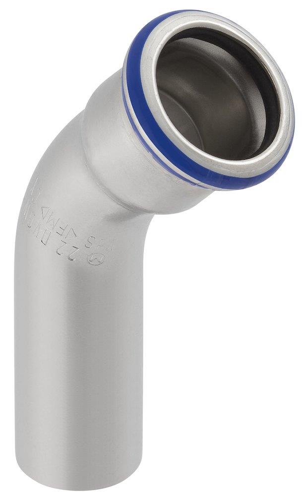 Geberit Mapress Bend socket/nipple - 54mm, 45°, 1PCS