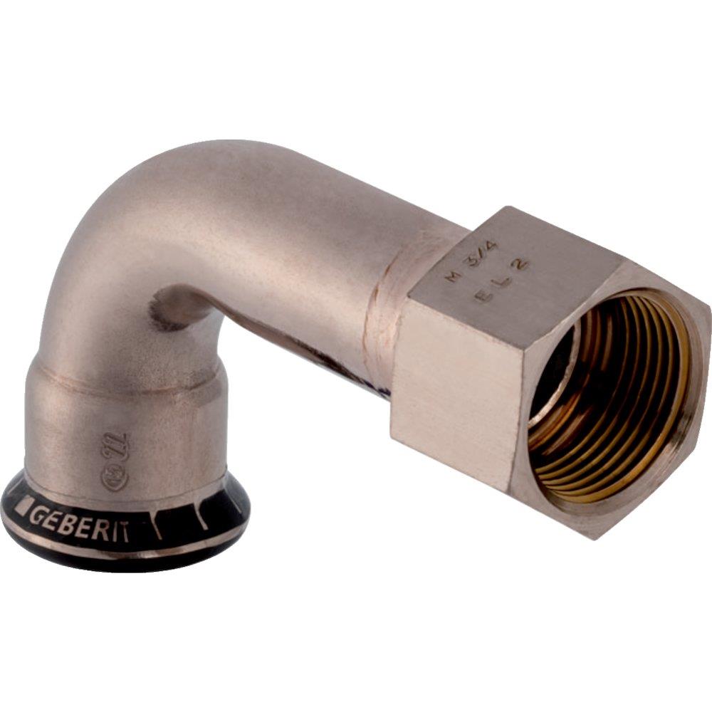 Geberit Mapress CuNiFe Transition Bend CUNI10FE1.6MN - 54mm, 2", 90° 10031258