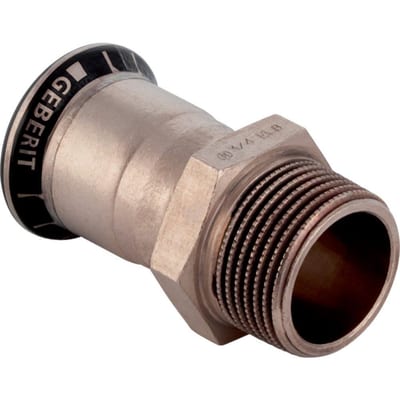 Geberit Mapress CuNiFe Transition Nipple CUNI10FE1.6MN - 22mm, 1/2"