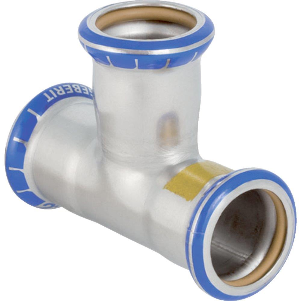 Geberit Mapress gas T-Piece - 15mm, 15mm, 15mm, 3PCS