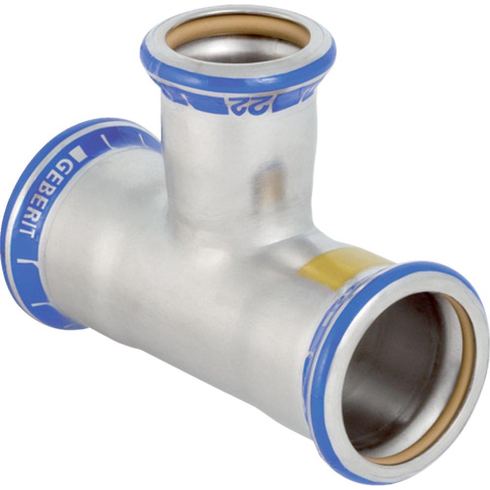Geberit Mapress gas T-Piece - 54mm, 54mm, 22mm, 3PCS