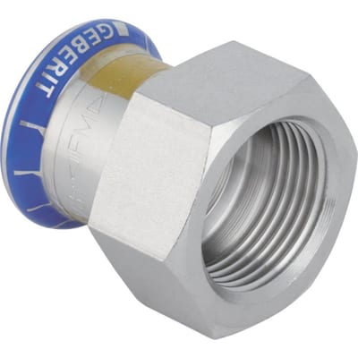 Geberit Mapress gas Transition Socket - 22mm, 1"