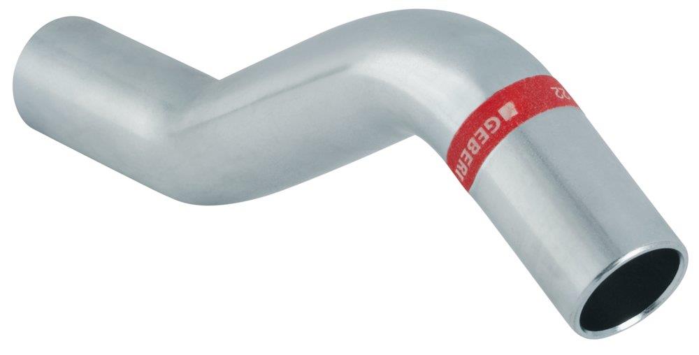 Geberit Mapress Crossover Bend 15 x 15 mm 158 mm FZ Male/Male
