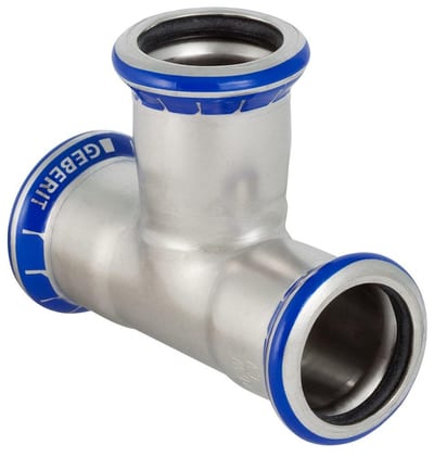 Geberit Mapress T-Piece - 18mm, 18mm, 18mm, 3PCS, coupling