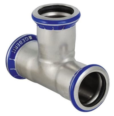 Geberit Mapress T-Piece with reduced branch - 42mm, 42mm, 18mm, 3PCS, coupling