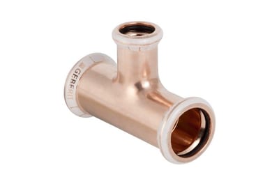 Geberit Mapress Tee - 22mm, 22mm, 15mm