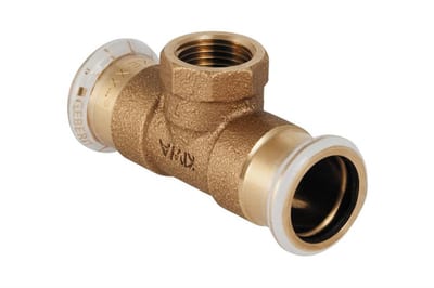 Geberit Mapress Tee - 22mm, 22mm, 3/4"