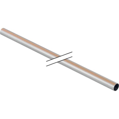 Geberit Mapress Therm Pipe straight stainless - 108mm, 6000mm, 2mm, CrTi 1.4520