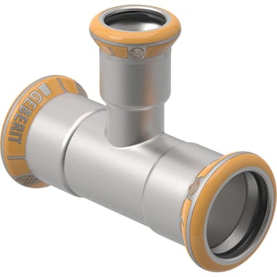 Geberit Mapress Therm T-Piece with reduced branch - 18mm, 18mm, 15mm, 3PCS, coupling