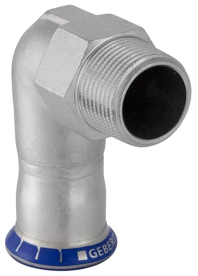 Geberit Mapress Transition Bend socket/nipple - 35mm, 1 1/4", 90°, 1PCS