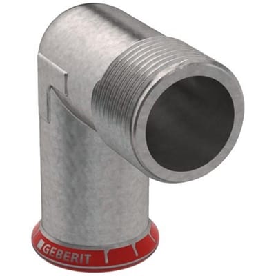 Geberit Mapress Transition Elbow - 22mm, 3/4", 41mm, coupling, 1PCS, Nipple