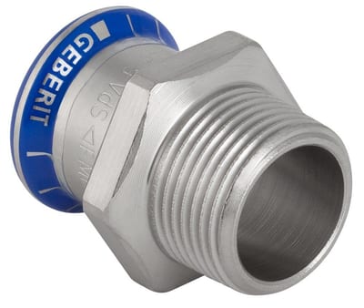 Geberit Mapress Transition Nipple - 18mm, 3/4", coupling, Nipple