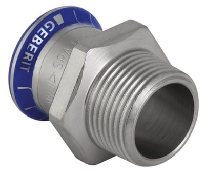 Geberit Mapress Transition Nipple - 54mm, 1 1/2", coupling, Nipple