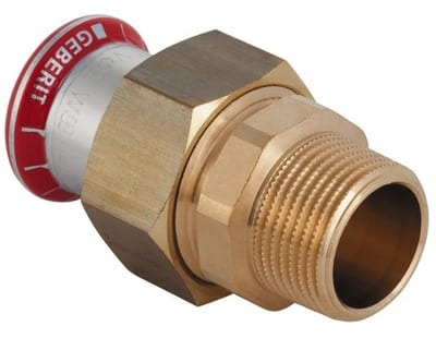 Geberit Mapress Union - 18mm, 1/2", 61mm, coupling, 1PCS, Nipple