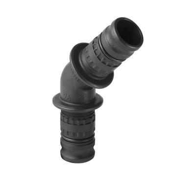 Geberit Mepla Angle - 63mm, 63mm, 45°, 0PCS, Nipple/nipple