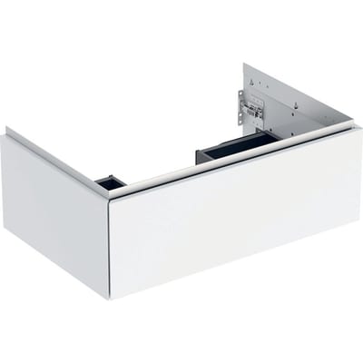Geberit ONE Base Cabinet White High-Gloss Lacquered - 740 mm x 470 mm, Push-Open