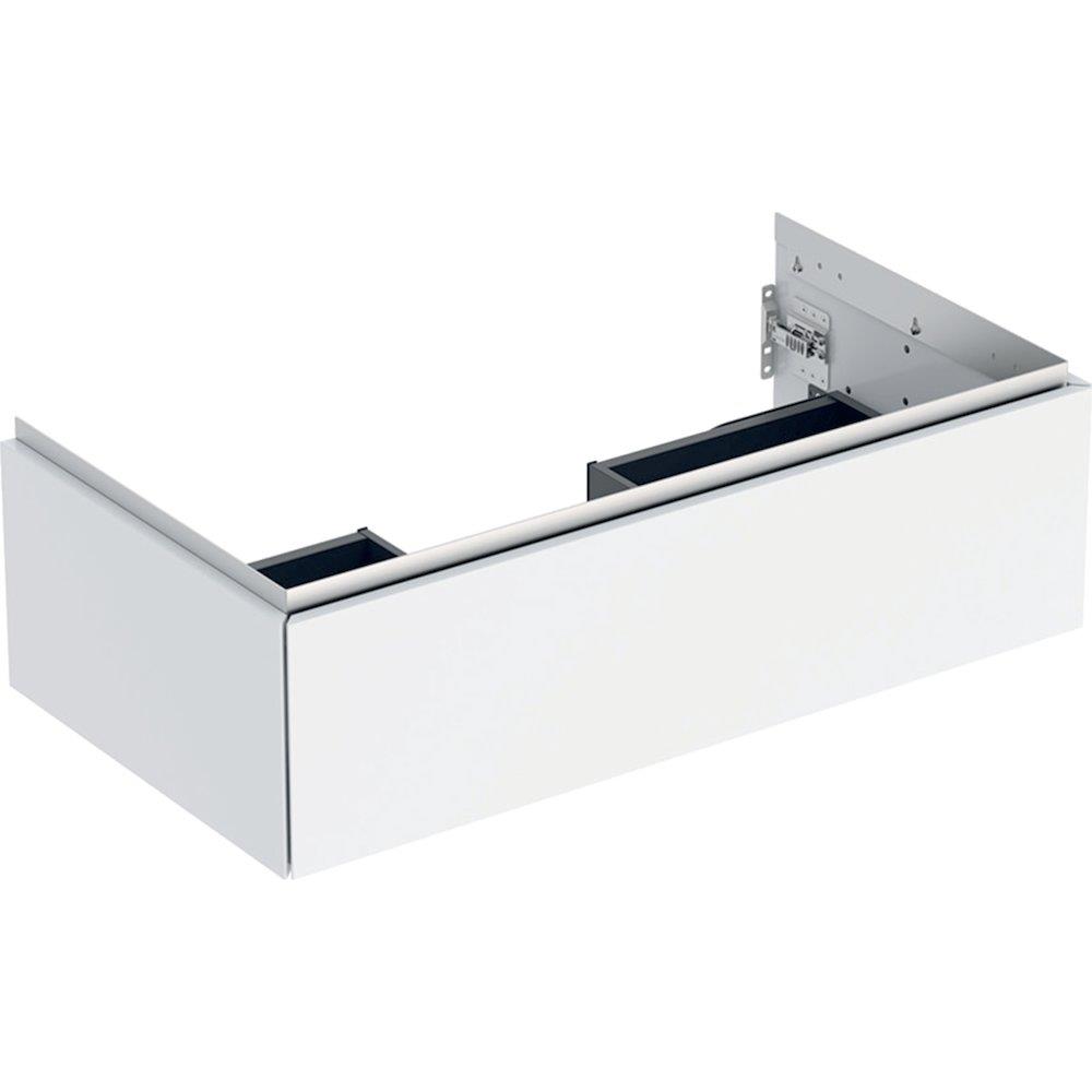 Geberit ONE Base cabinet - 266mm, lacquered high-gloss, 888mm, 470mm, white, 1 drawer, push-open only