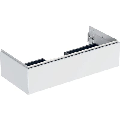 Geberit ONE Base cabinet - 266mm, Matt-lacquered, 1036mm, 470mm, white, 1 drawer, Only push open
