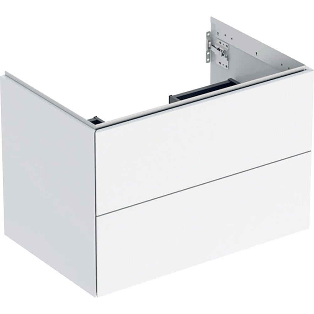 Geberit ONE Base Cabinet - 740x504x470 mm, Lacquered High-Polished, 2 Drawers Push-Open