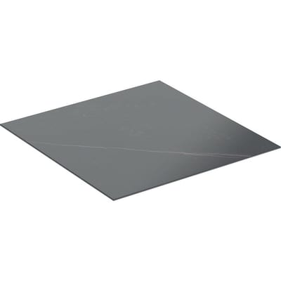 Geberit ONE Cover Plate black marble mat - 450mm, Anthracite, 6mm