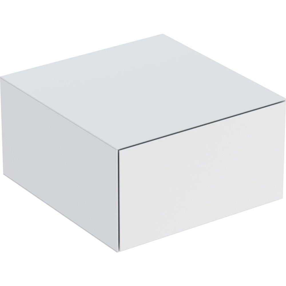 Geberit ONE Side cabinet - 245mm, Matt-lacquered, 450mm, 470mm, white, 1 drawer, Only push open