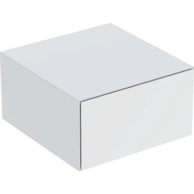 Geberit ONE Side cabinet - 245mm, Matt-lacquered, 450mm, 470mm, white, 1 drawer, Only push open