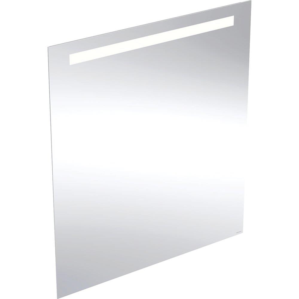 Geberit Option Basic Square Mirror - 900mm, 800mm, 32mm, without frame, Square, Yes, Top