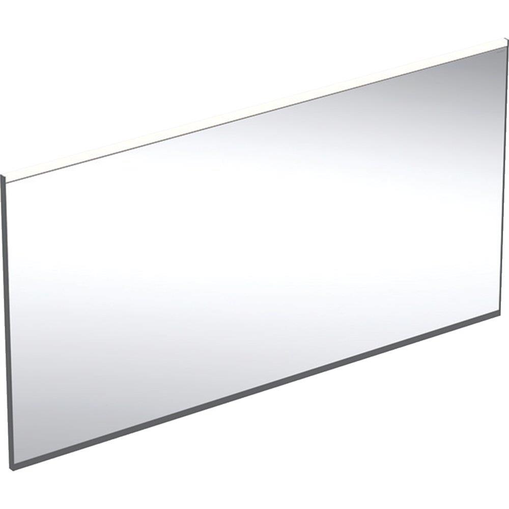 Geberit Option Plus Square Mirror 1350 x 700 mm with Top Light - Matt Black