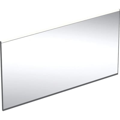 Geberit Option Plus Square Mirror 1350 x 700 mm with Top Light - Matt Black