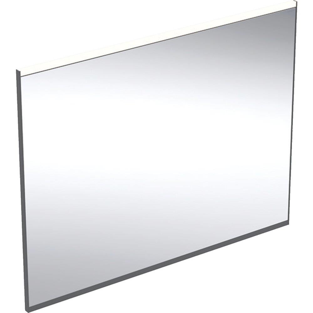 Geberit Option Plus Square Mirror - 900 x 700 mm, Matte Black, Top Light