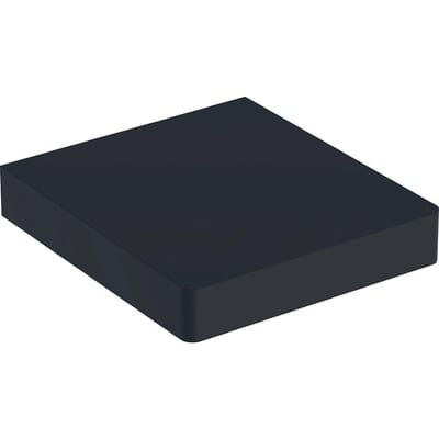 Geberit Renova Comfort Cover Plate lacquered matte graphite - 273mm, Anthracite, 302mm