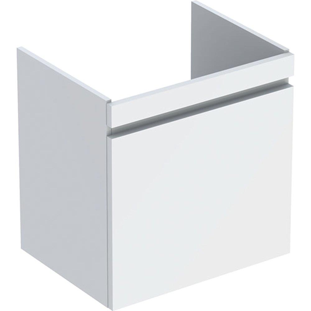 Geberit Renova Plan Base cabinet - 606mm lacquered high-gloss, 585mm, 446mm, white