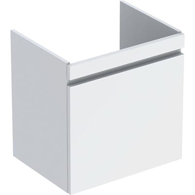 Geberit Renova Plan Base cabinet - 606mm lacquered high-gloss, 585mm, 446mm, white