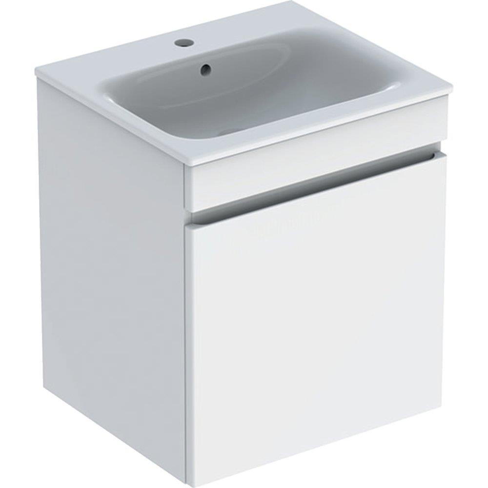 Geberit Renova Plan Furniture polished 550x622x480mm - lacquered, 2 drawers, 1 basin