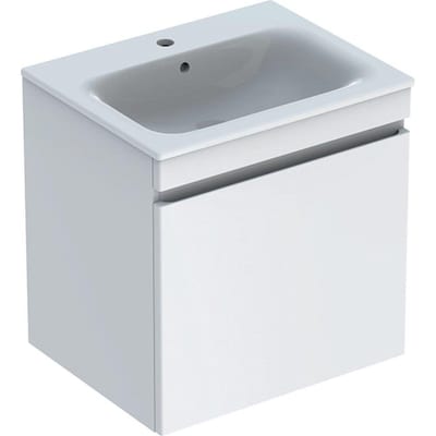 Geberit Renova Plan furniture package, lacquered white, 600x622x480 mm, 1 drawer