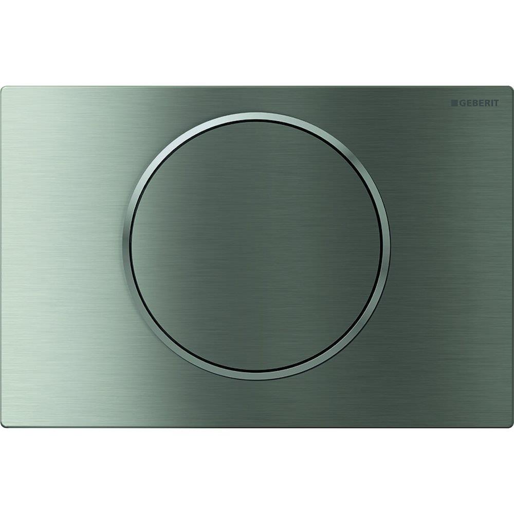Geberit Sigma 10 Operating Plate - Chrome/Matte Chrome, Single-Flush, Mechanical